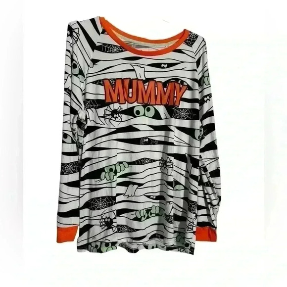 Halloween 🎃 Funny cute Mummy women’s size 3x (22/24)  PJs pajama set 🎃 - Picture 1 of 5